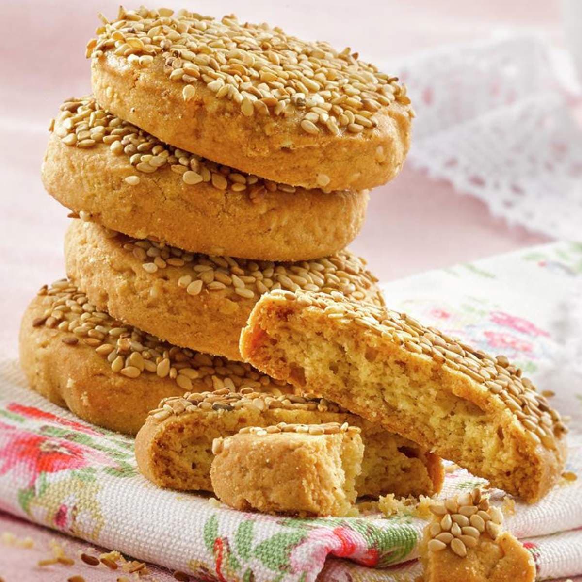 Imagen platillo Galletas de plátano y sésamo